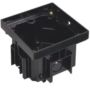 KFT100/74 Single Back Box - Black